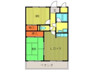 ファミーユ２の物件間取画像